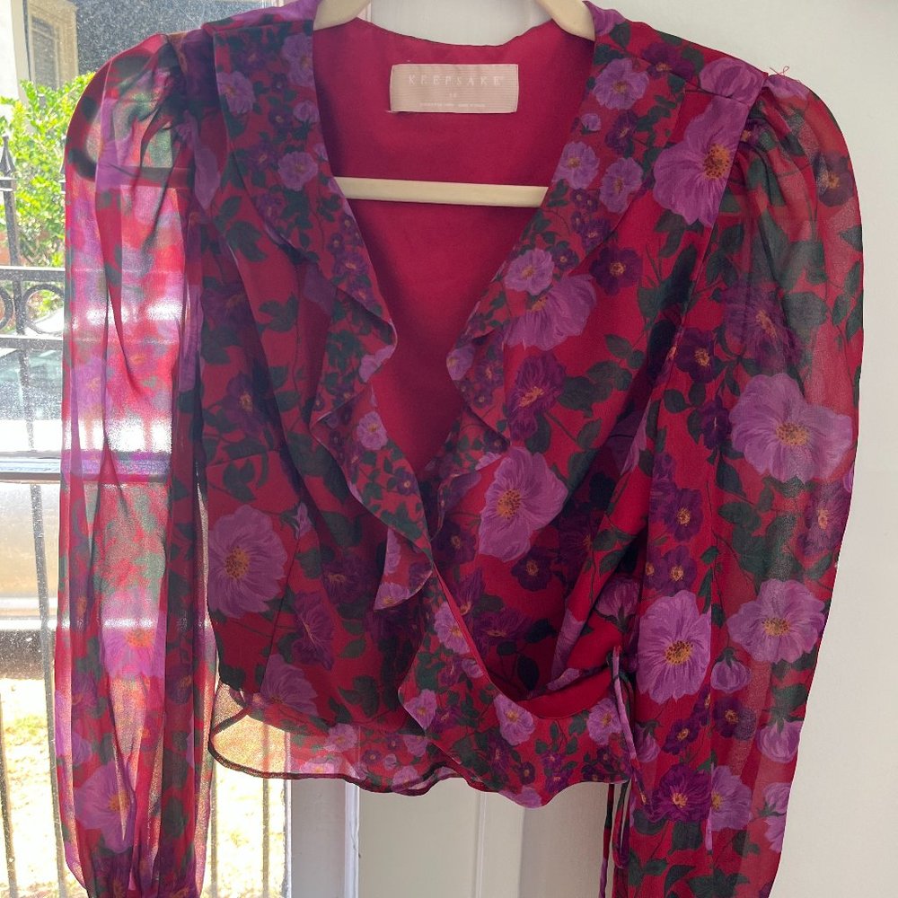 Long Sleeve Wrap Top from Shopbop